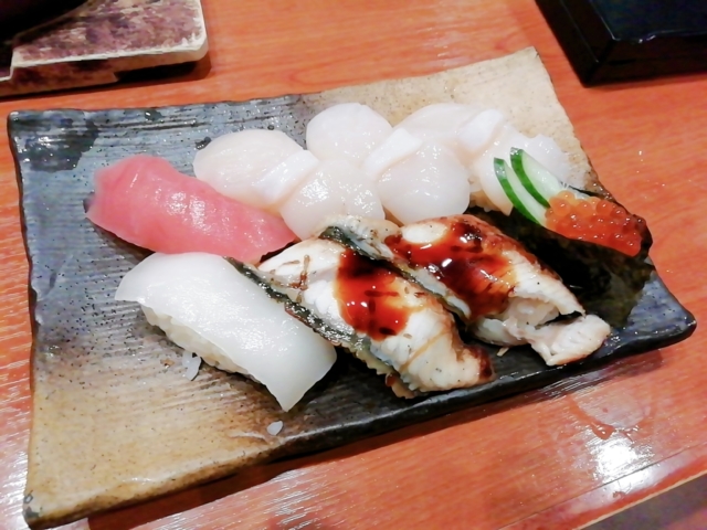 かごの屋限定店舗の寿司