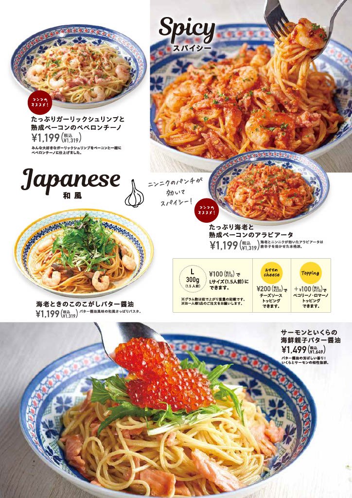 パステルイタリアーナメニュー引用７