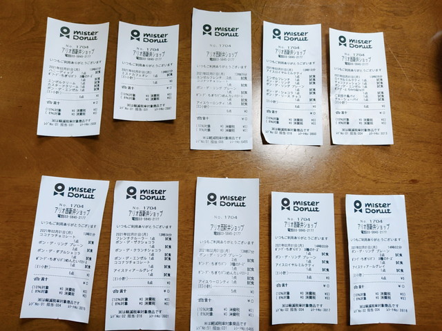 ミスド食べ放題１１