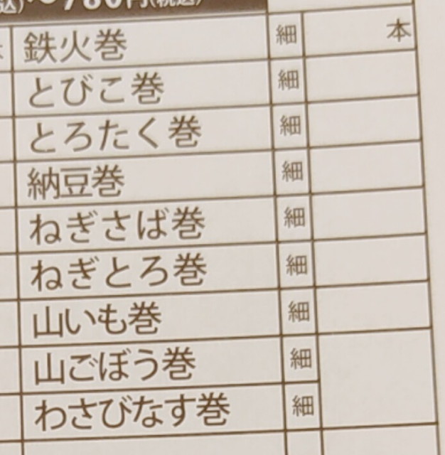 築地玉寿司食べ放題メニュー１２