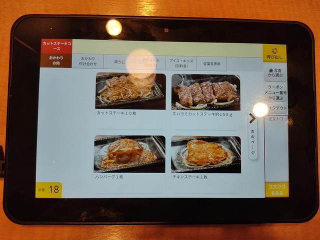 ステーキガスト２食べたもの３