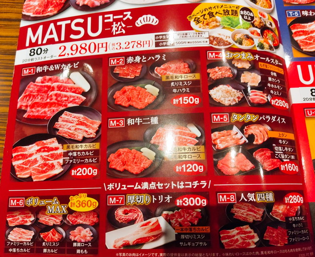 安楽亭ピタ放題メニュー１５
