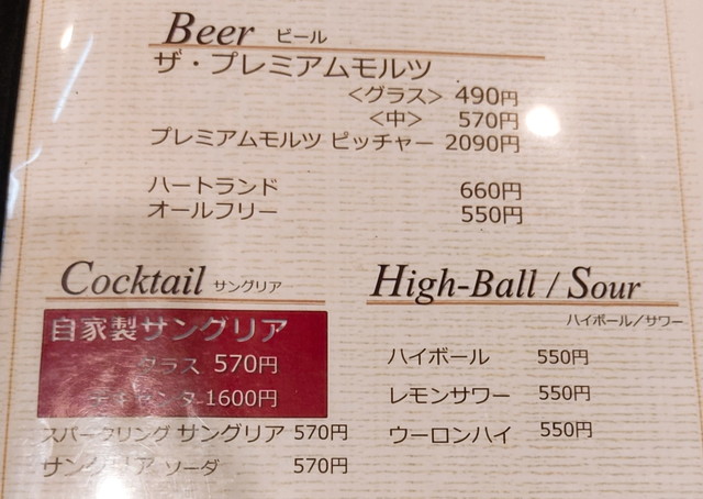 マカロニ市場メニュー７