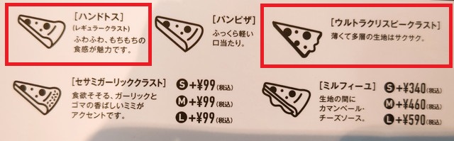 ドミノピザ食べ放題メニュー５