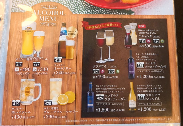 ビッグボーイメニュー２０
