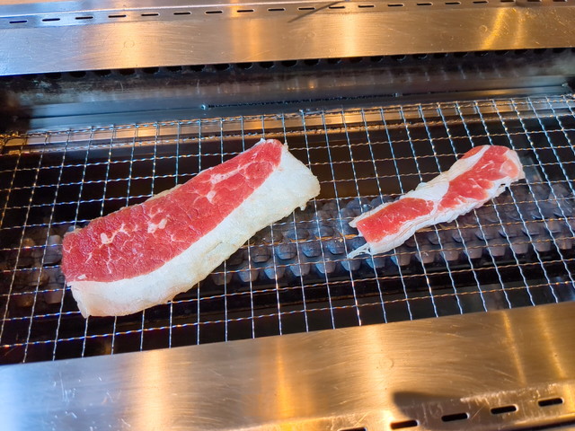 プレミアムカルビランチ食べたもの３