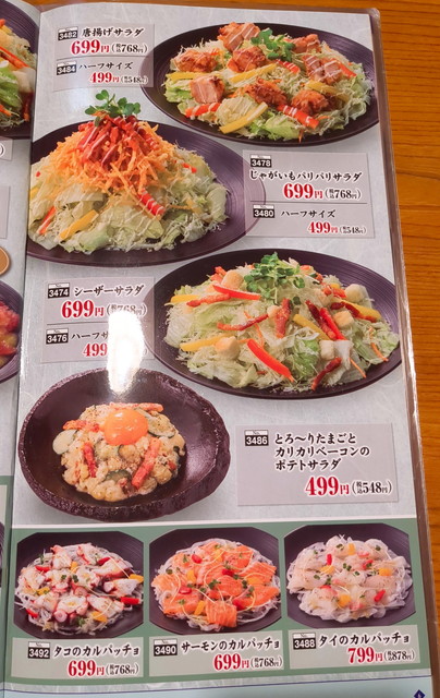 いっちょうおつまみメニュー６