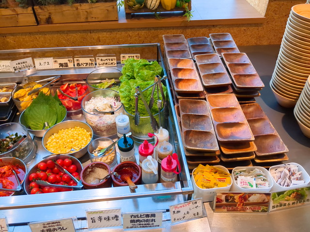 かみむら牧場サラダバーメニュー１