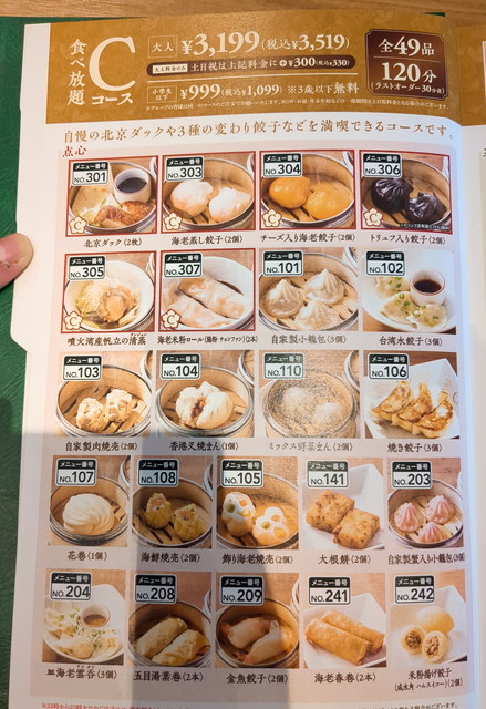 桃菜食べ放題メニュー５