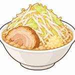 二郎系ラーメンのヤサイを表すイラスト
